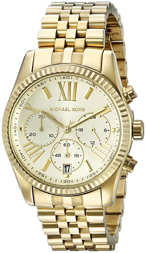 michael kors lexington gold tone|michael kors lexington gold.